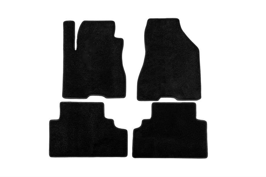 Hyundai Tucson JM 2004- Covorase textile Premium (negre) Image