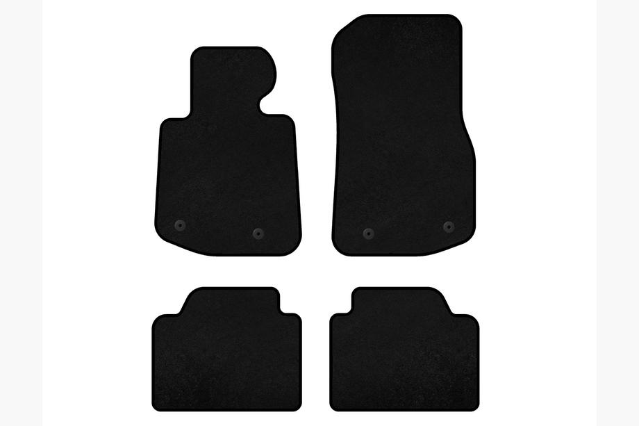 BMW 4 Series F32/F33/F36 2012-2020 Covorase textile Premium V2 (Negru) Foto 2