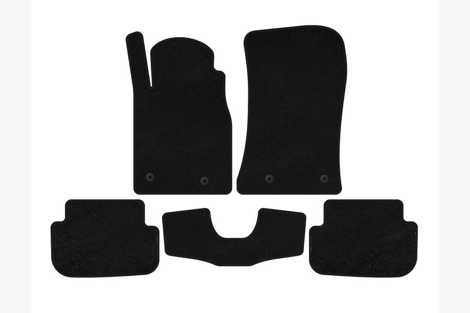 Chevrolet Camaro 2009-2015 Covorase textile Premium (Negru) Image