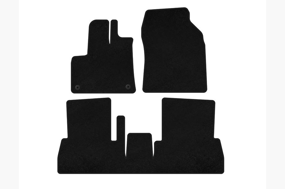 Citroen Berlingo/Multispace 2018- Covorase textile Premium (Manual, Negru) Image