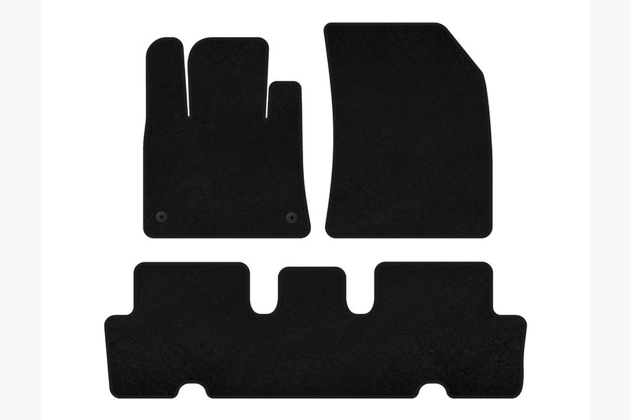 Citroen C-4 Picasso 2013–2022 Covorase textile Premium V1 (2 randuri, Negru) Foto 2