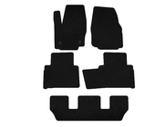 Ford Galaxy 2007-2015 Covorase textile Premium (2 randuri, Negru) foto 2