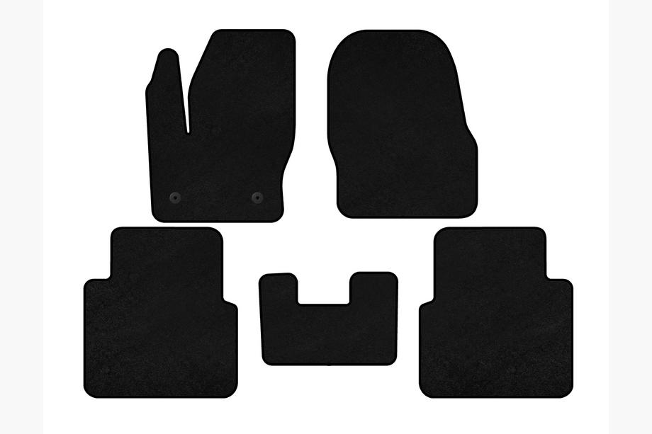 Ford Connect 2014-2021 Covorase textile Premium (Negru) Image