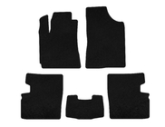 Geely Emgrand EC7 2009- Covorase textile Premium (2009-2014, HB, 5 usi, Negru) foto 2
