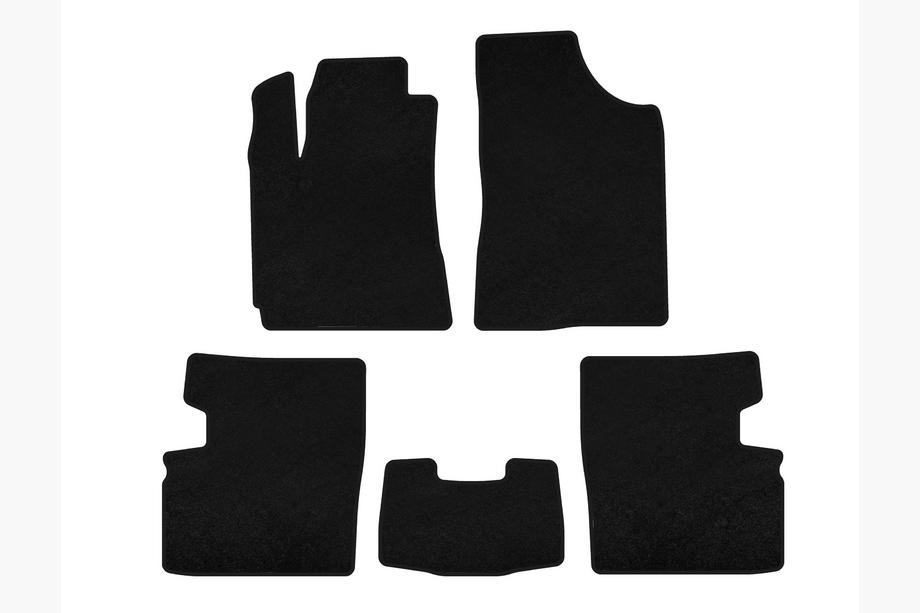 Geely Emgrand EC7 2009- Covorase textile Premium (2009-2014, HB, 5 usi, Negru) Foto 2