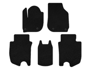 Honda FIT/Jazz 2014–2020 Covorase textile Premium (HB, Hybrid, Negru) foto 2
