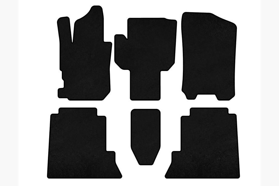 Honda FR-V 2004-2009 Covorase textile Premium (Negru) Image