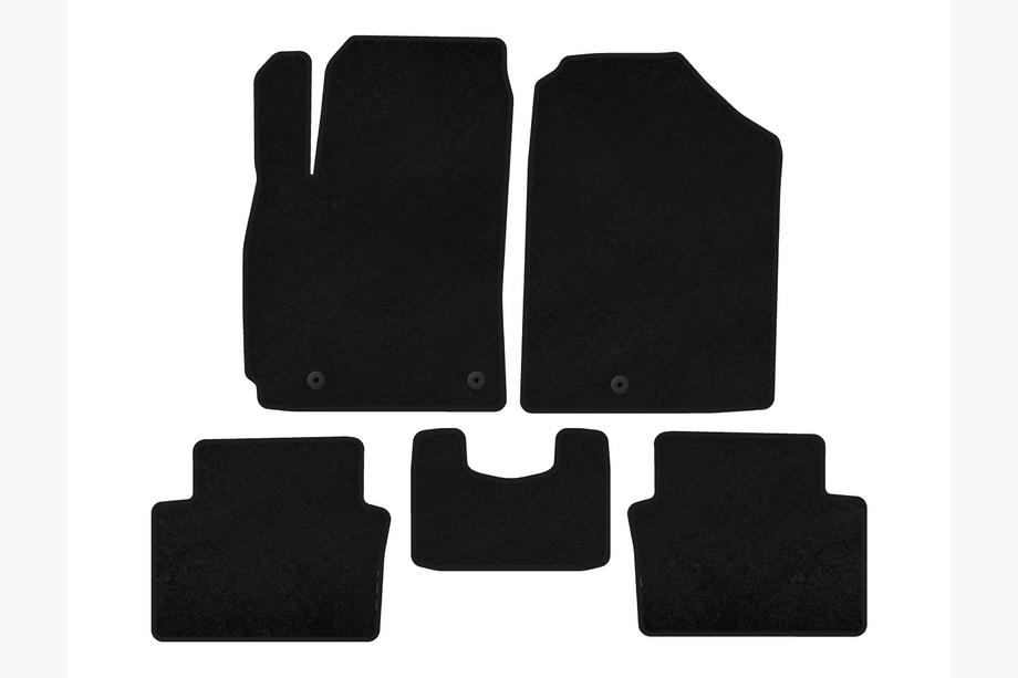 Hyundai Veloster 2018-2022 Covorase textile Premium (Coupe, Negru) Image