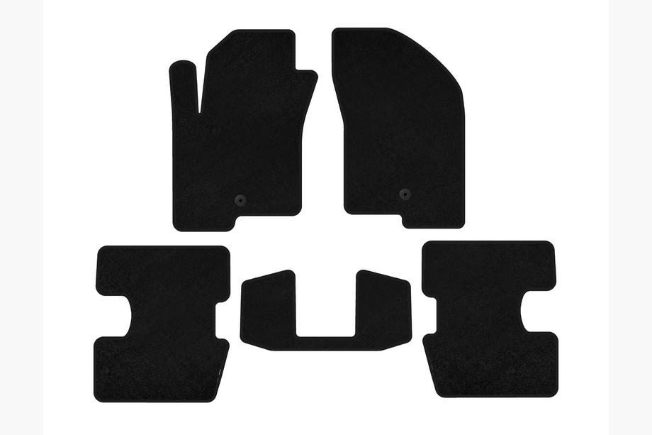Jeep Patriot 2007-2016 Covorase textile Premium (Negru) Image