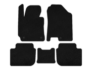 Kia Cerato 3 2013-2018 Covorase textile Premium (SD, Negru) foto 1