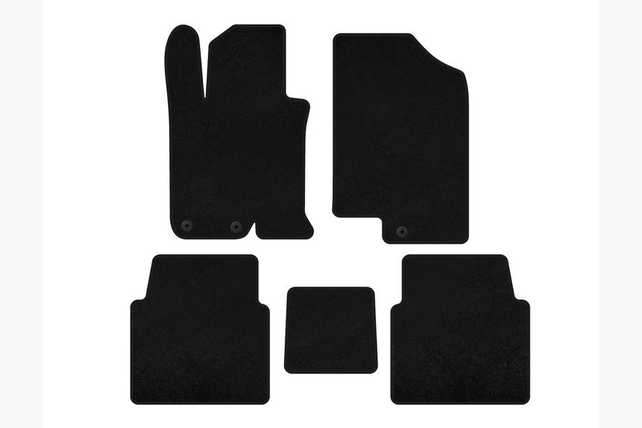 Kia Optima 2010-2016 Covorase textile Premium V-1 (SD, Negru) Image