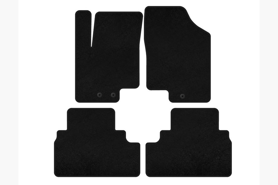 Kia Venga 2010-2019 Covorase textile Premium (negre) Image