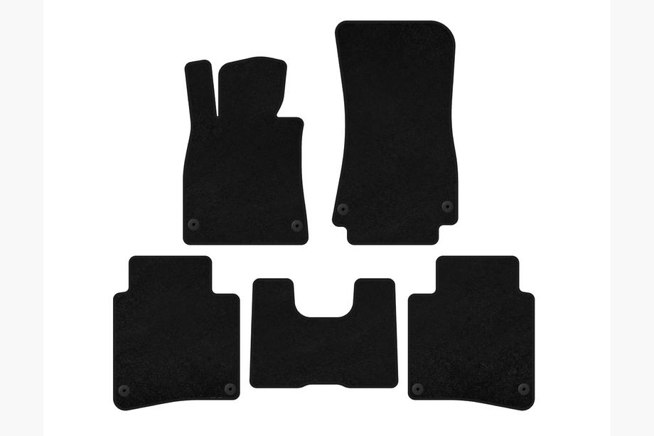 Mercedes S-class W222 2013-2022 Covorase textile Premium (2017-2020, SD, Baza lunga, Negru) Foto 1