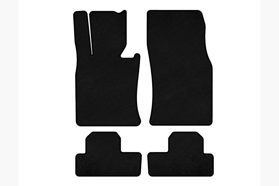 Mini Cooper F55/56/57 2014-2023 Covorase textile Premium (pentru R56, Negru) Foto 1