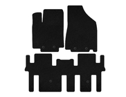 Nissan Pathfinder R52 2012-2021 Covorase textile Premium (2 randuri, Negru) foto 1