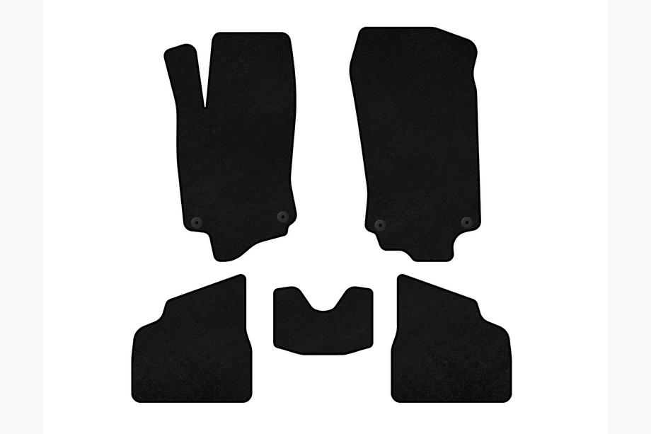 Opel Corsa C 2000-2006 Covorase textile Premium (negre) Image
