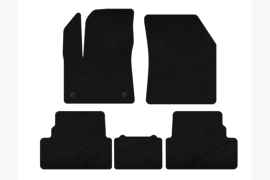 Opel Grandland X 2017- Covorase textile Premium (2017-2021, Negru) Image