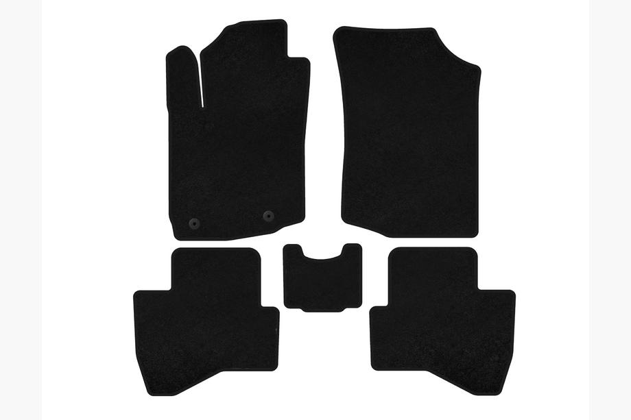 Peugeot 108 2014-2021 Covorase textile Premium (HB, Negru) Image