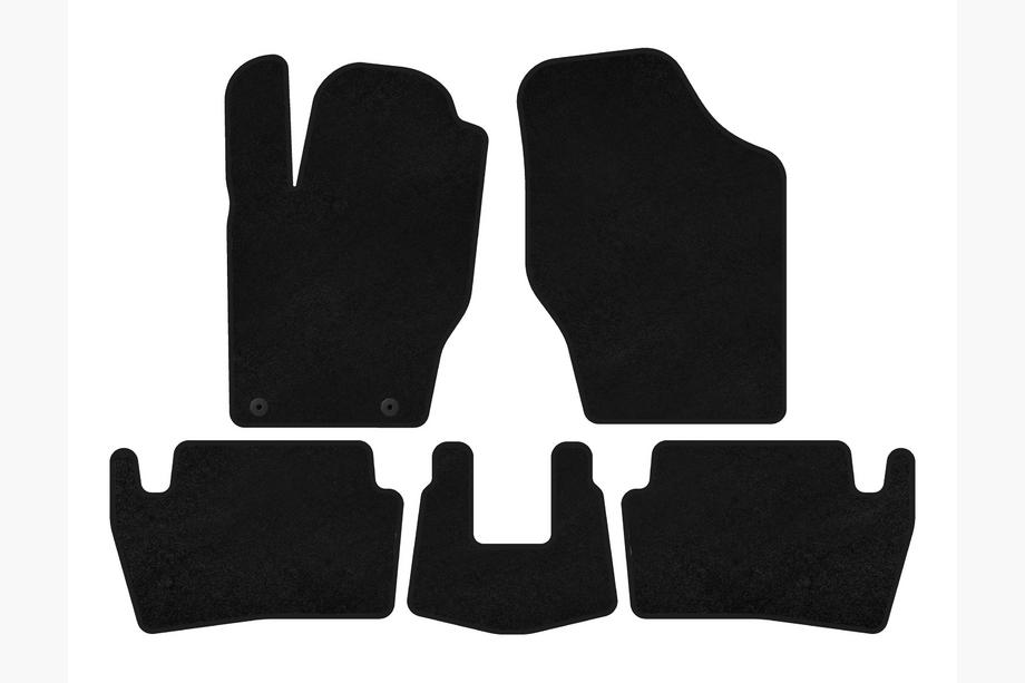 Peugeot 307 2001-2008 Covorase textile Premium (2001-2005, HB, 5 usi, Negru) Foto 1