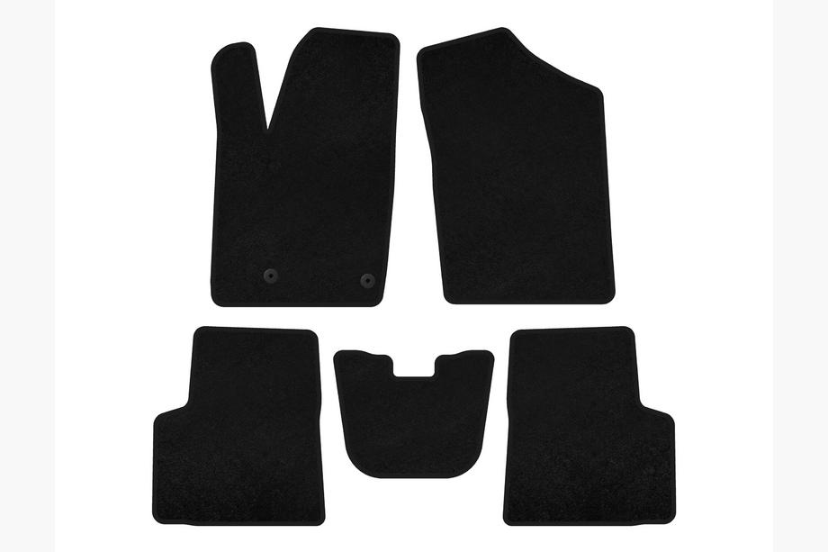 Peugeot Partner 1996-2008 Covorase textile Premium (Negru) Image