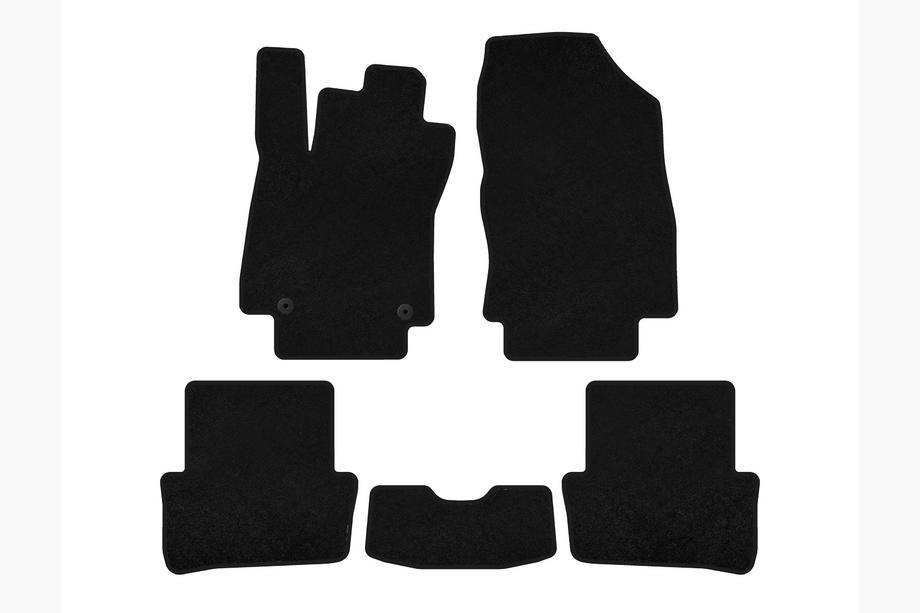 Renault Clio IV 2012-2019 Covorase textile Premium (2012-2016, HB, 5 usi, Negru) Foto 1