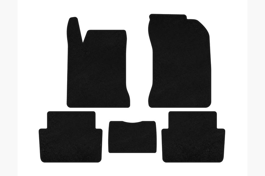 Renault Laguna 2001-2007 Covorase textile Premium (SW, Negru) Image