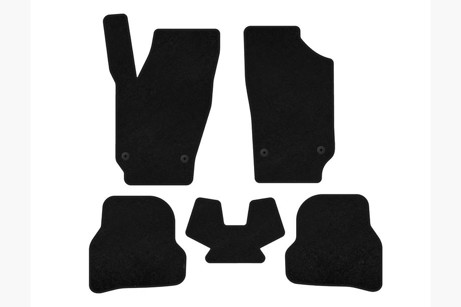 Seat Ibiza 2010-2017 Covorase textile Premium (2010-2012, HB, 5 usi, Negru) Foto 1