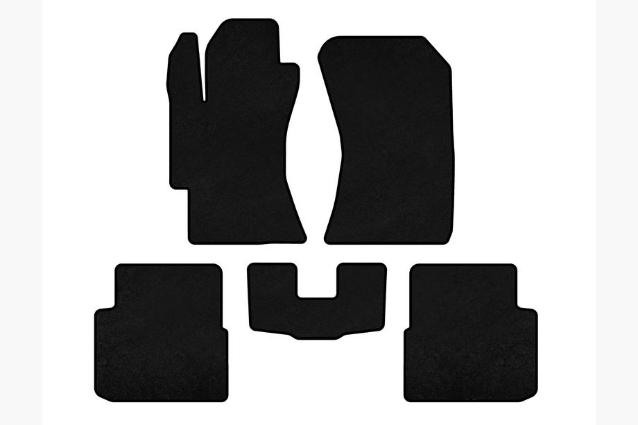 Subaru Impreza 2007-2011 Covorase textile Premium (HB, Negru) Image