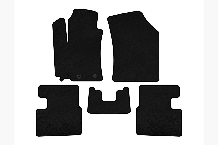 Suzuki Swift 2010-2017 Covorase textile Premium (HB, 5 usi, Negru) Image