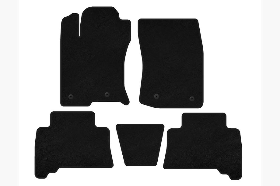 Toyota 4Runner 2009-2024 Covorase textile Premium (2009-2014, Negru) Image
