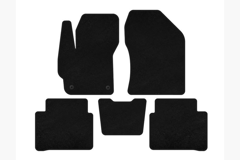 Toyota Corolla 2019- Covorase textile Premium (SD, Negru) Image
