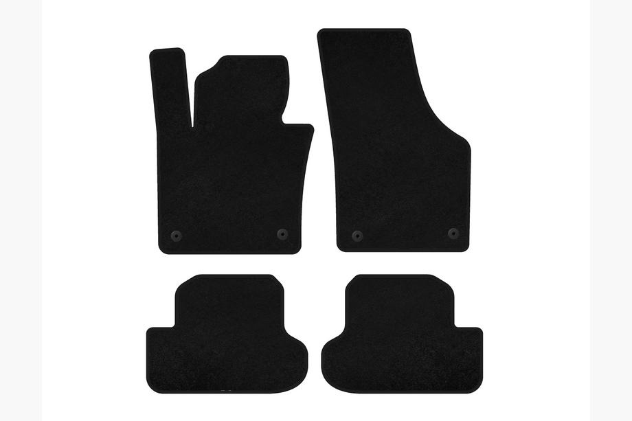 Volkswagen Beetle 2011-2015 Covorase textile Premium (HB, Negru) Foto 1
