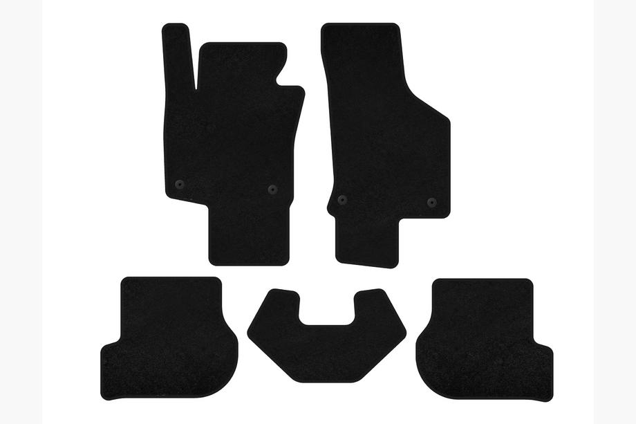Volkswagen Scirocco 2008-2017 Covorase textile Premium (HB, 3 usi, Negru) Image