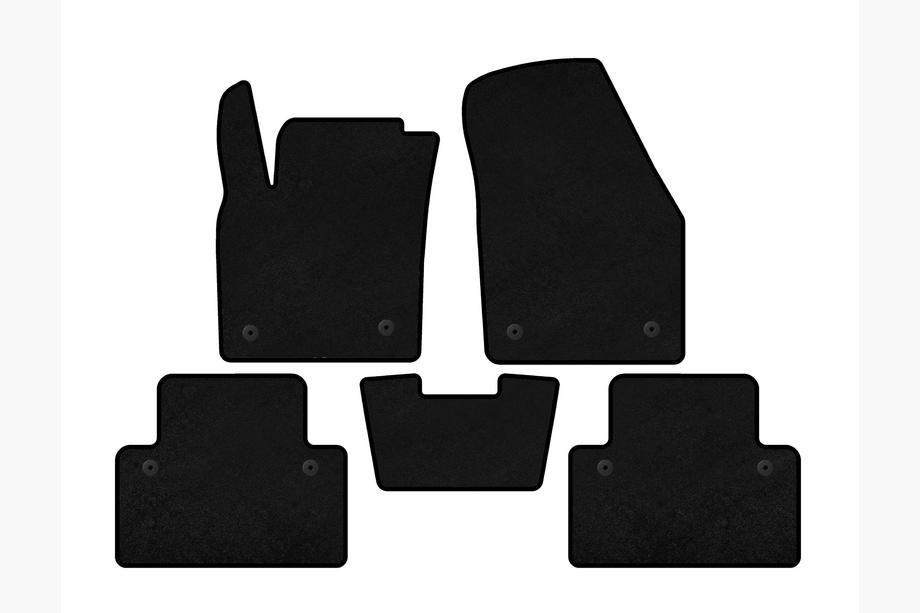 Volvo C30 2006-2012 Covorase textile Premium (HB, 3 usi, Negru) Image