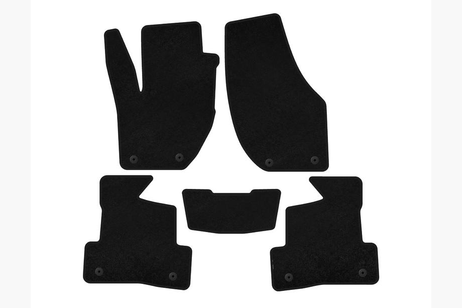 Volvo V40 2012- Covorase textile Premium (2016+, HB, Negru) Image