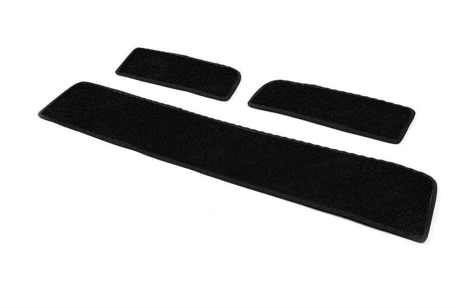 Mercedes Sprinter W906 2006–2018 Covorase textile Classic pentru praguri (3 buc, negre) Foto 2