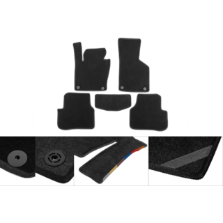 Covorase textile Classic Fortwo (negre) Smart 2007-2014 foto 1