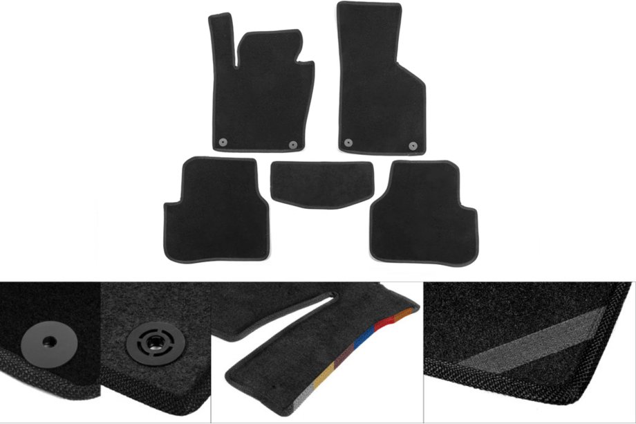 Ford Edge 2014-2024 Covorase textile Classic (negre) Image