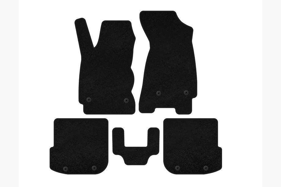 Audi A4 B5 1994–2001 Covorase textile Classic (Sedan, Negru) Image