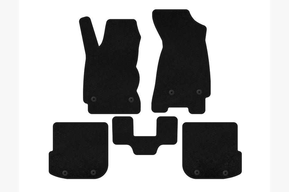 Audi A4 B5 1994–2001 Covorase textile Classic (Avant, Negru) Image