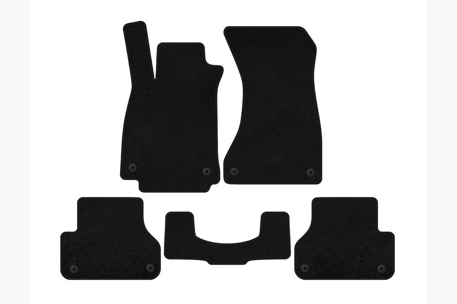 Audi A5 2016-2025 Covorase auto textile Classic V1 (Sedan, negre) Image