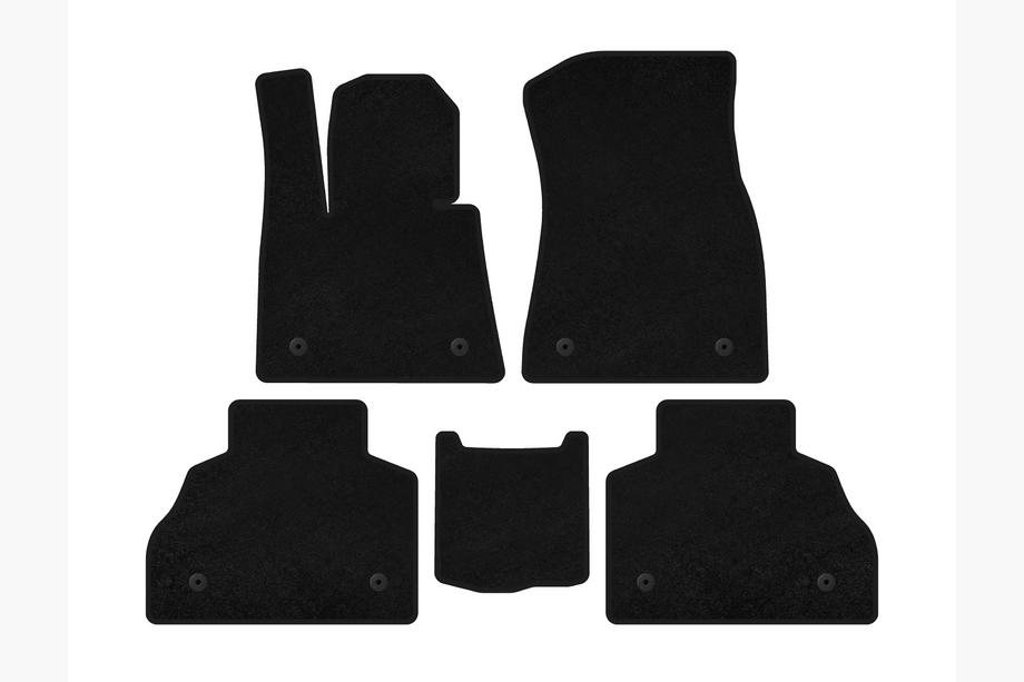 BMW X7 G07 2019- Covorase textile Classic (2 randuri, Negru) Image