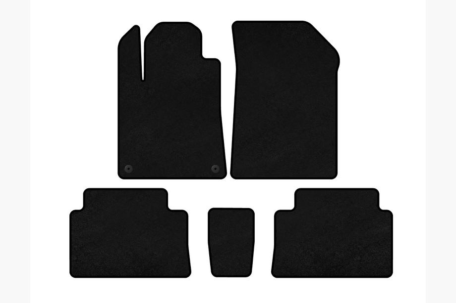 Citroen C-5 2001-2008 Covorase textile Classic (Negru) Image