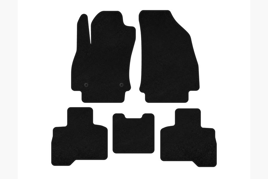 Fiat Fiorino/Qubo 2008-2024 Covorase textile Classic (Pentru Qubo 2008-2016, Negru) Image