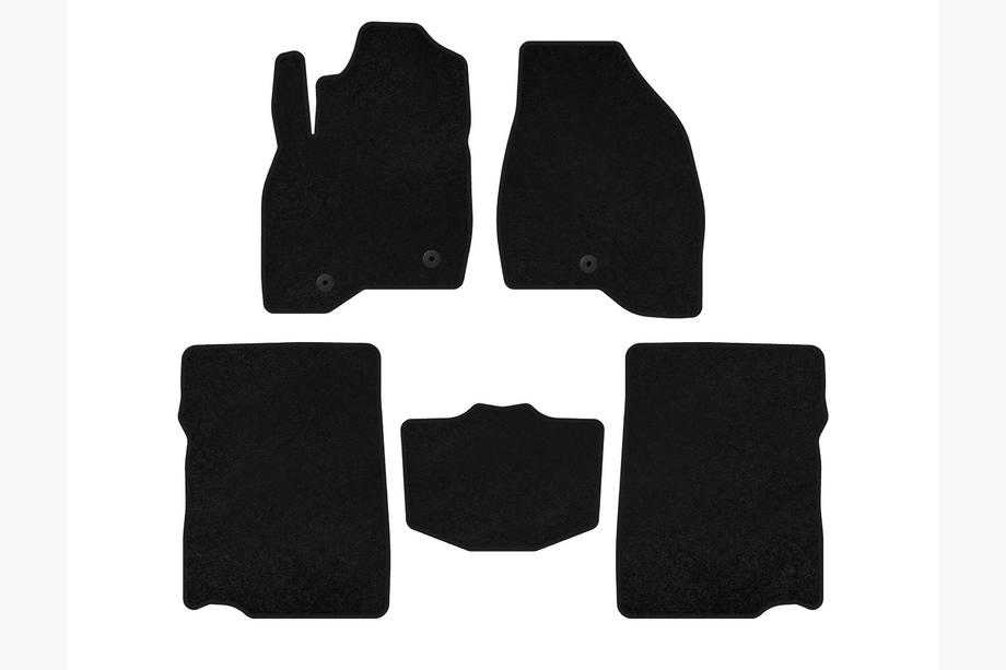 Ford Explorer 2011-2019 Covorase textile Classic (2017-2019, randul 2, 7 locuri, Negru) Foto 1