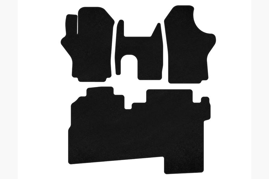 Hyundai H200, H1, Starex 1998-2007 Covorase textile Classic (2004-2007, 2 randuri, 8 locuri, Negru) Foto 1
