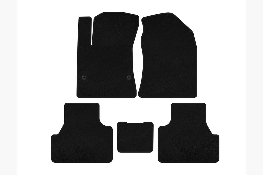 Hyundai Kona 2017-2023 Covorase textile Classic (Electric, Negru) Image