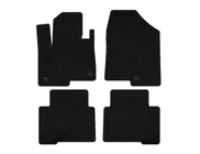 Hyundai Santa Fe 4 2018-2023 Covorase textile Classic (2 randuri, pentru Grand, Negru) foto 1