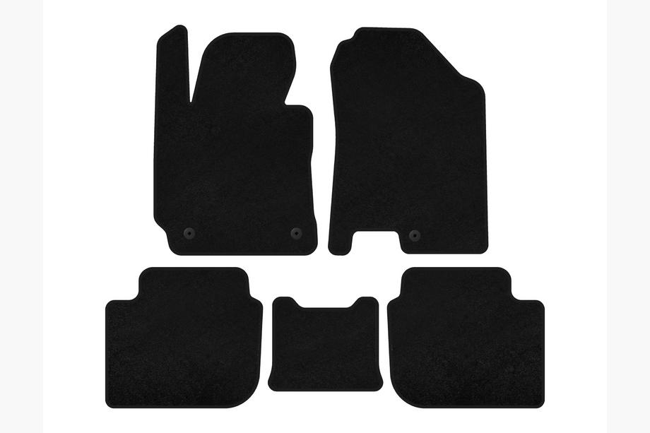 Kia Cerato 3 2013-2018 Covorase textile Classic (SD, Negru) Image