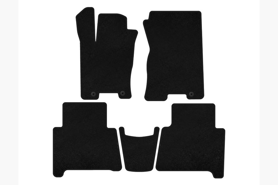 Kia Mohave 2008-2016 Covorase textile Classic (2 randuri, Negru) Image